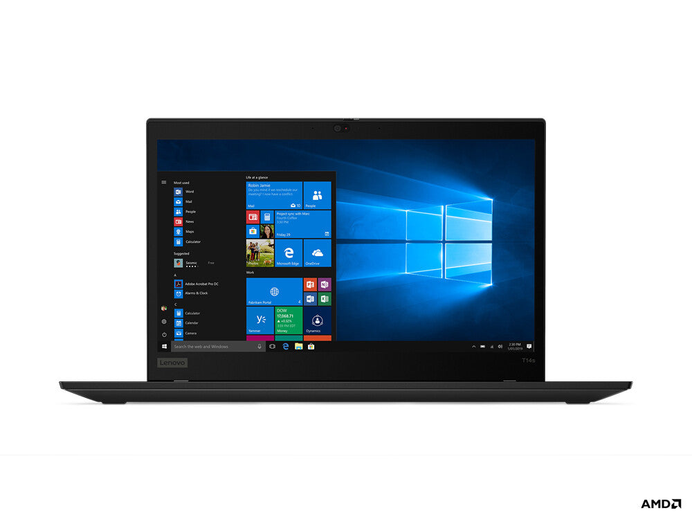 Lenovo ThinkPad T14s Laptop - 35.6 cm (14&quot;) - AMD Ryzen™ 5 PRO 4650U - 8 GB DDR4-SDRAM - 256 GB SSD - Wi-Fi 6 - Windows 11 Pro - Black