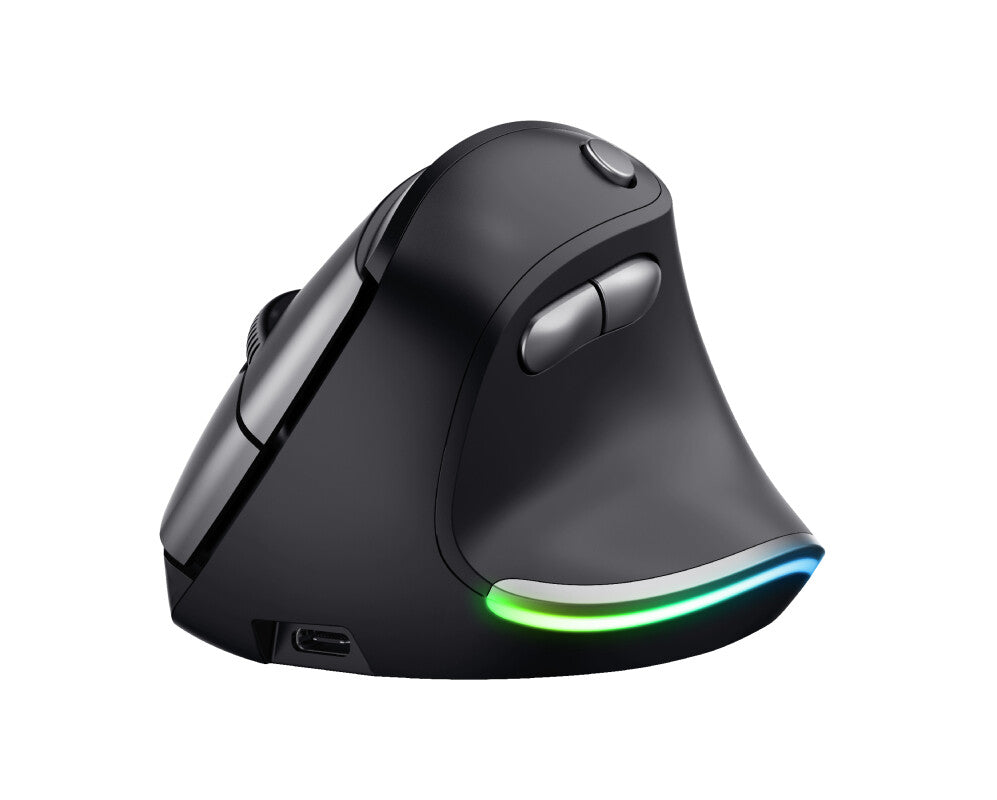 Trust Bayo - RF Wireless Optical Vertical Mouse - 2,400 DPI