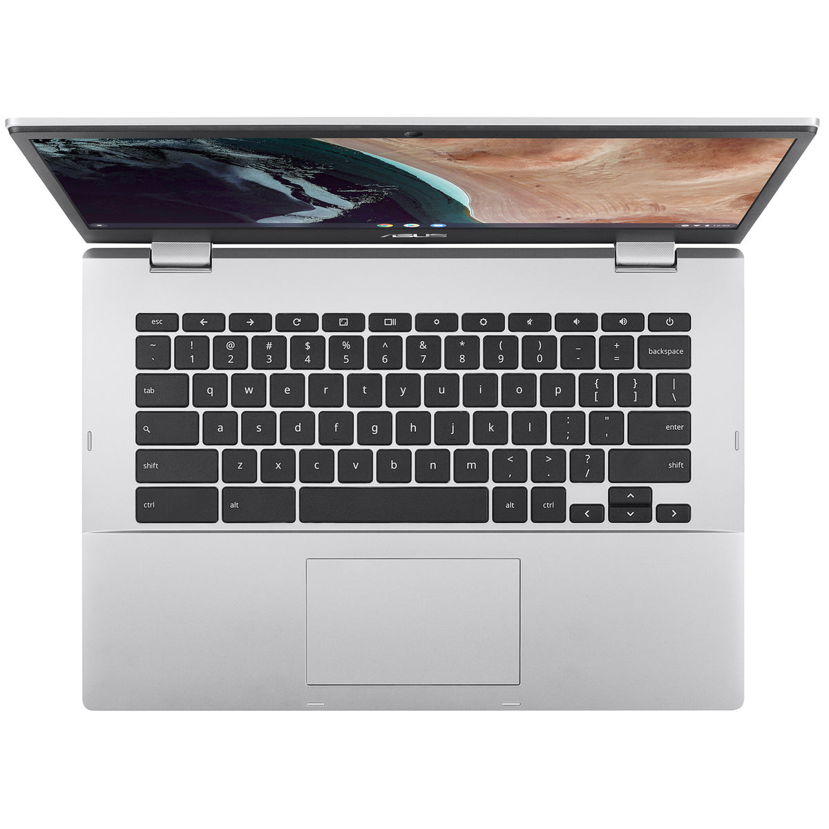 ASUS Chromebook - 35.6 cm (14&quot;) - Intel® Pentium® Silver N6000 - 4 GB LPDDR4x-SDRAM - 128 GB eMMC - Wi-Fi 6 - ChromeOS - Silver