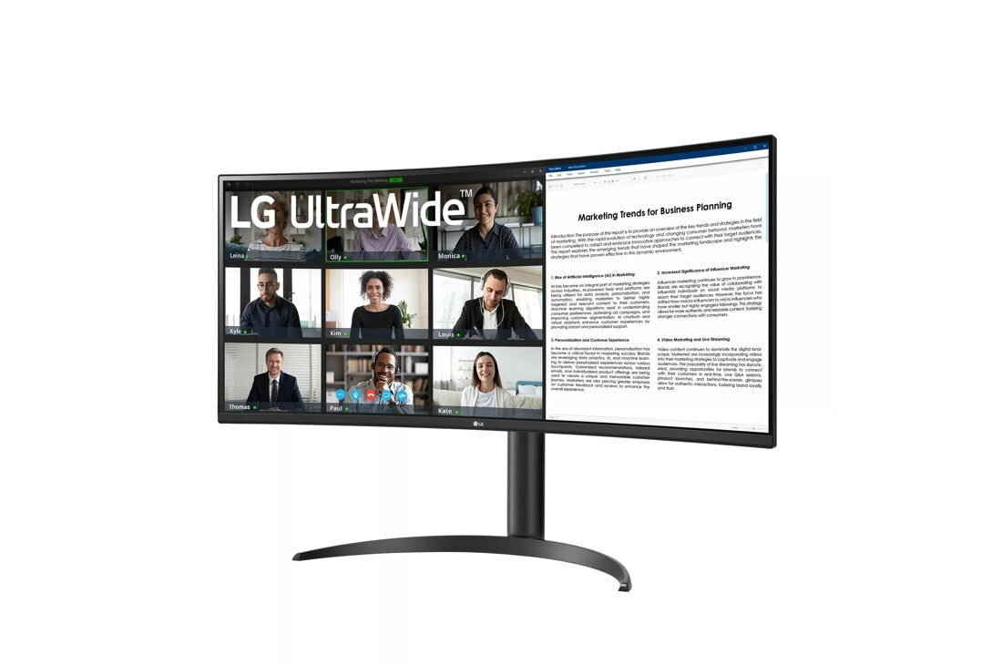 LG 34WR55QC-B - 86.4 cm (34&quot;) - 3440 x 1440 pixels WQHD Monitor