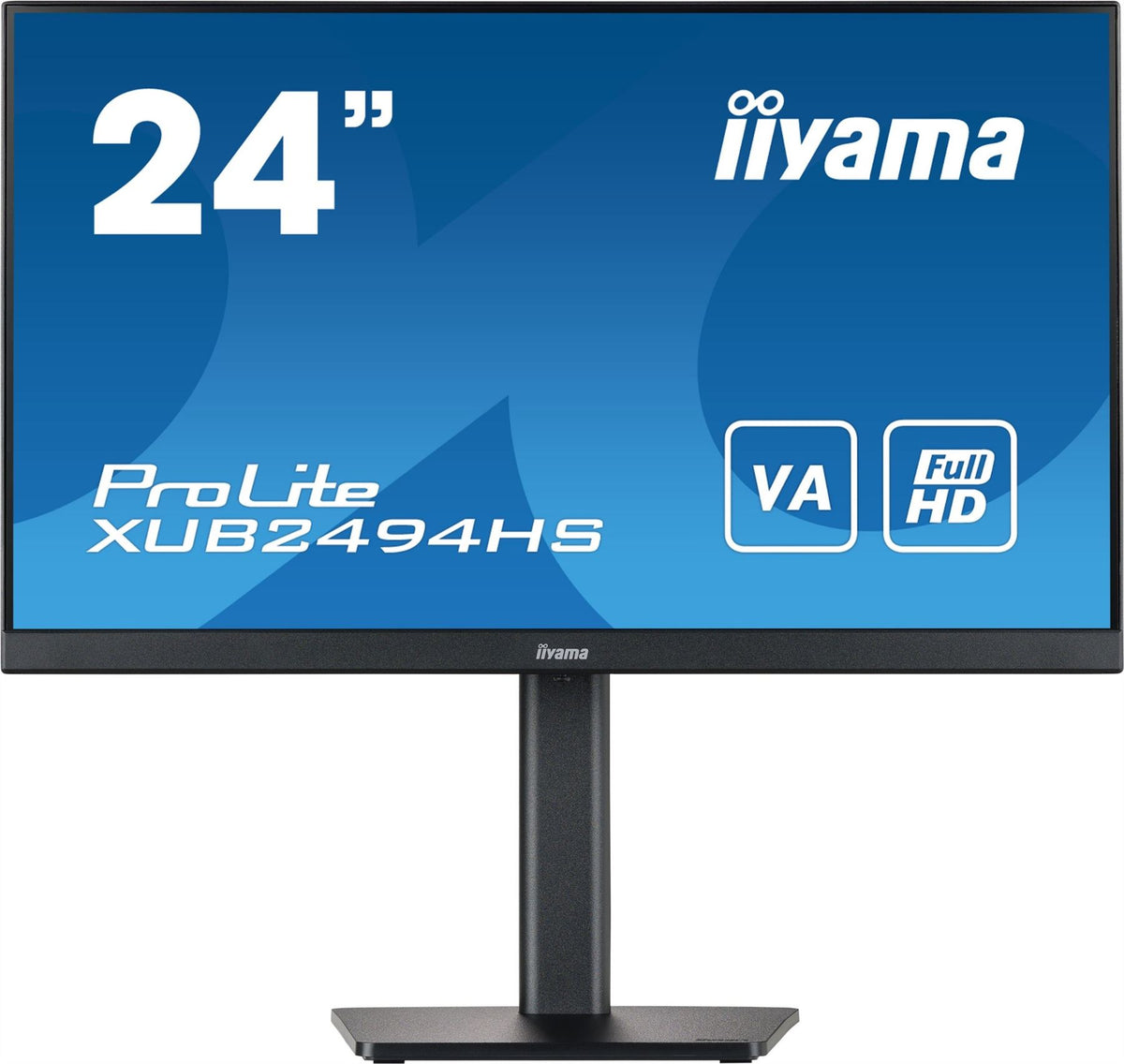 iiyama ProLite XUB2494HS-B2 Computer Monitor 60.5 cm (23.8&quot;) 1920 x 1080 pixels Full HD LED Black