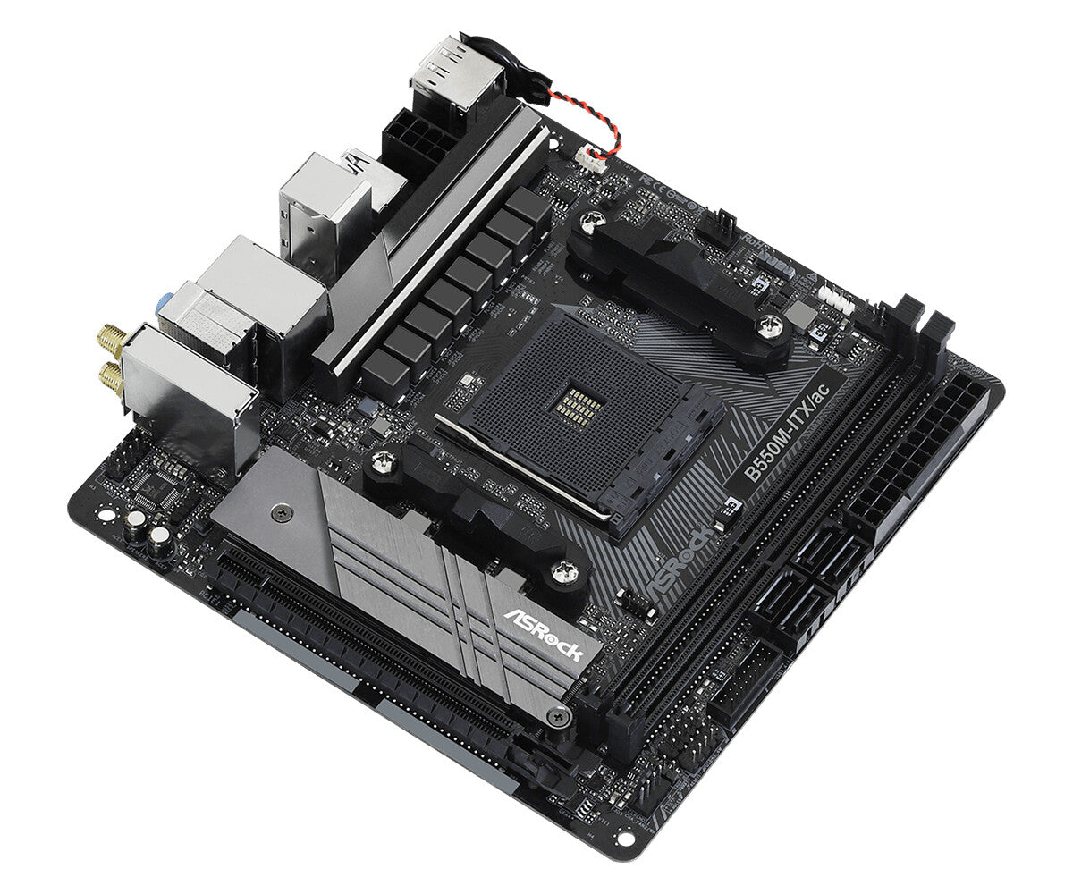 Asrock B550M-ITX/ac mini ITX motherboard - AMD B550 Socket AM4