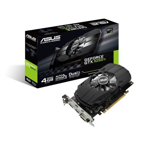 ASUS Dual - NVIDIA 4 GB GDDR5 GeForce GTX 1050 Ti graphics card