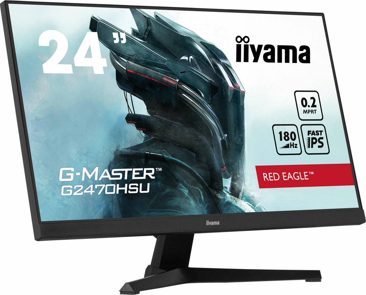 iiyama G-MASTER G2470HSU-B6 - 60.5 cm (23.8&quot;) - 1920 x 1080 pixels Full HD LCD Monitor