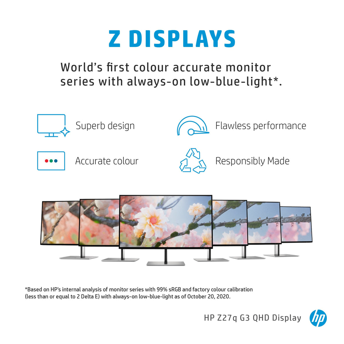 HP Z27Q G3 - 68.6 cm (27&quot;) - 2560 x 1440 pixels Quad HD LED Monitor