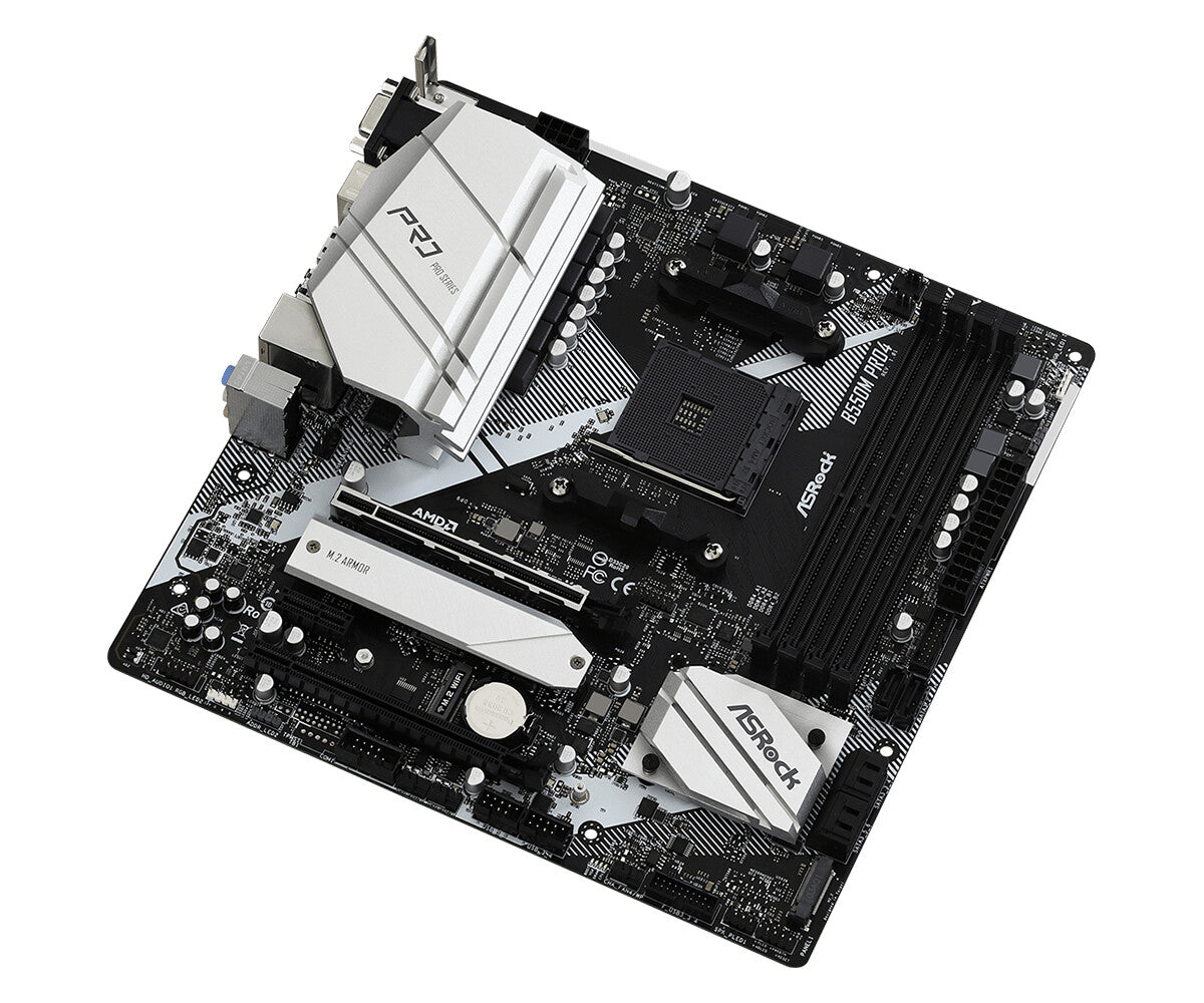 Asrock B550M Pro4 micro ATX motherboard - AMD B550 Socket AM4