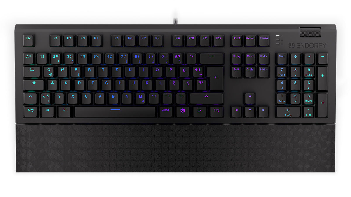 ENDORFY Omnis - USB Wired RGB Mechanical Gaming Keyboard in Black (QWERTZ German)