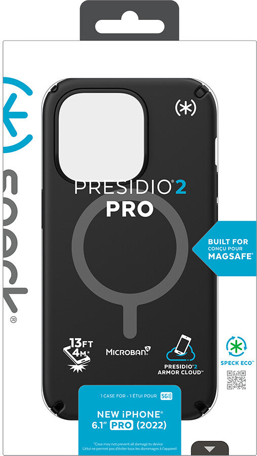 Speck Presidio2 Pro with Magsafe for iPhone 14 Pro in Black