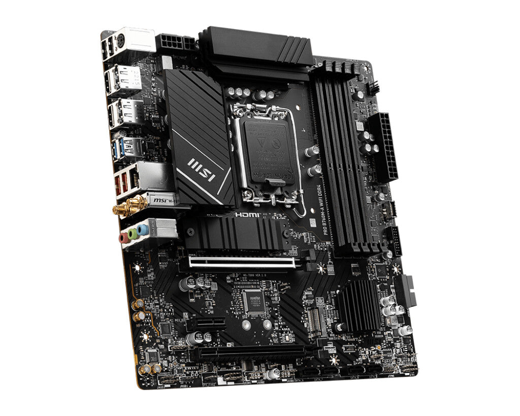 MSI PRO B760M-A WIFI DDR4 micro ATX motherboard - Intel B760 LGA 1700