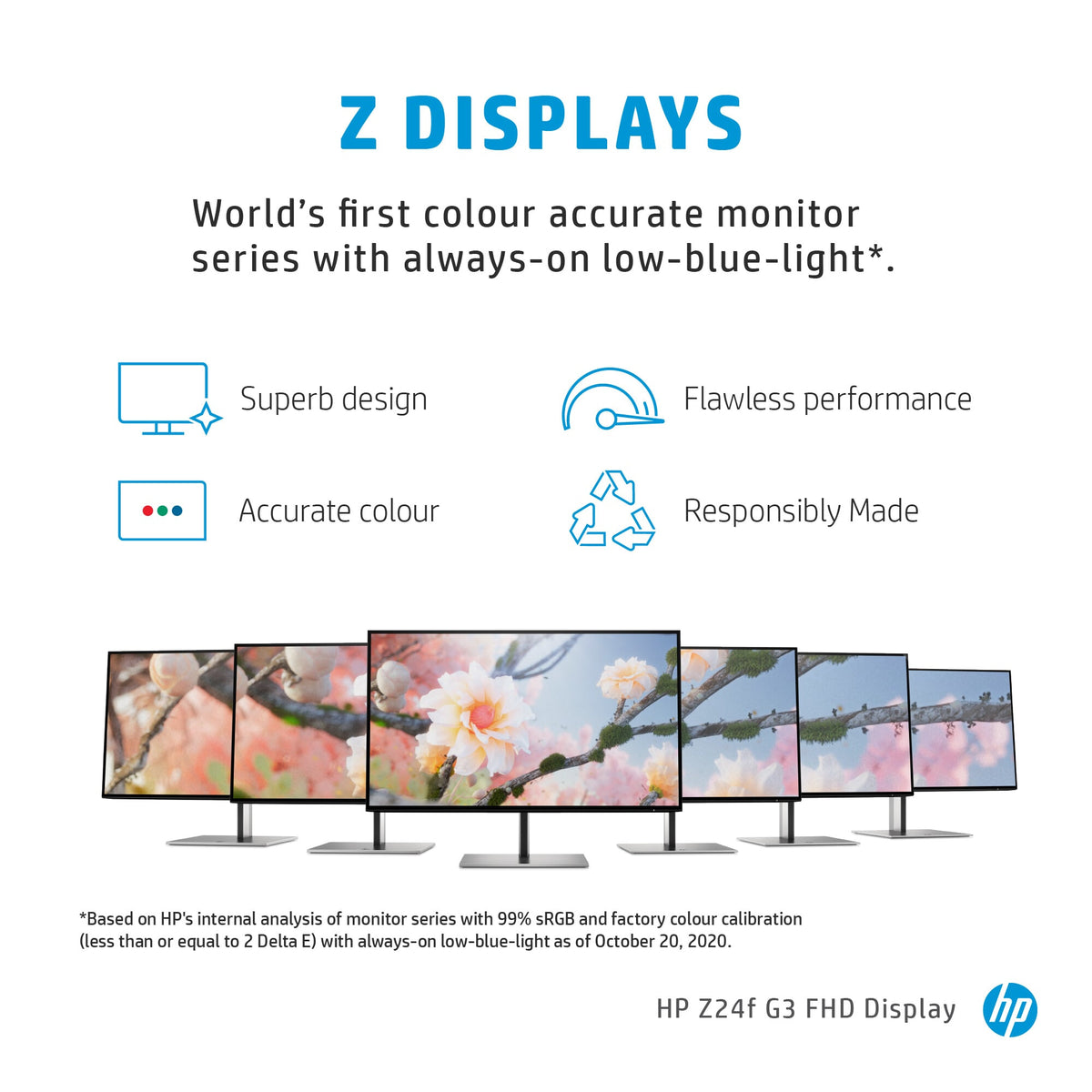 HP Z24F G3 - 60.5 cm (23.8&quot;) - 1920 x 1080 pixels Full HD Monitor