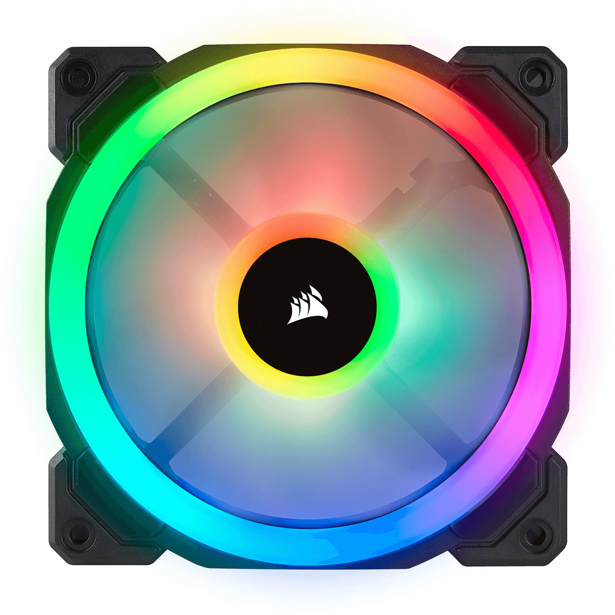 Corsair LL120 RGB - Computer Case Fan in Black / White - 120mm