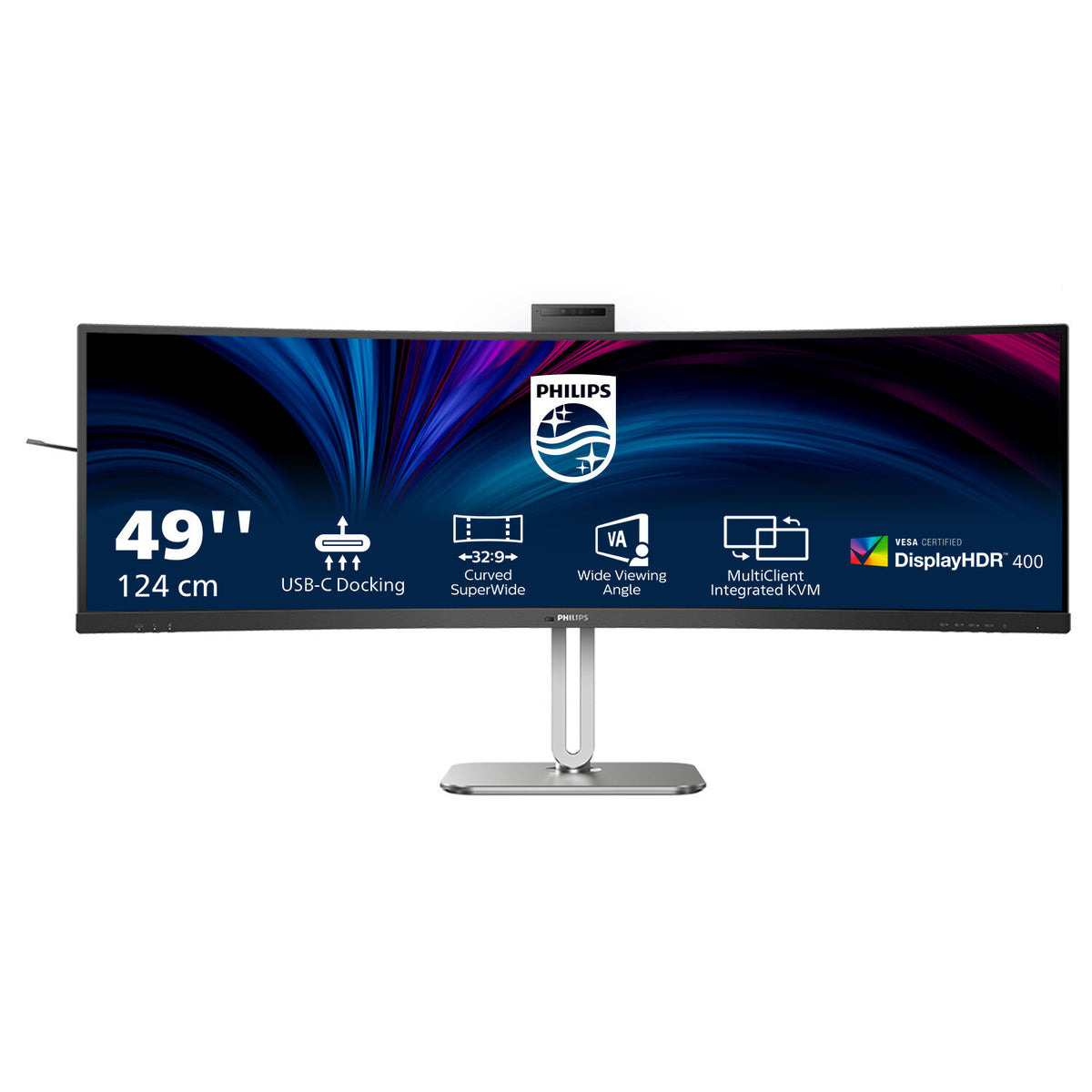 Philips 5000 series - 124 cm (48.8&quot;) - 5120 x 1440 pixels Dual QHD LCD Monitor