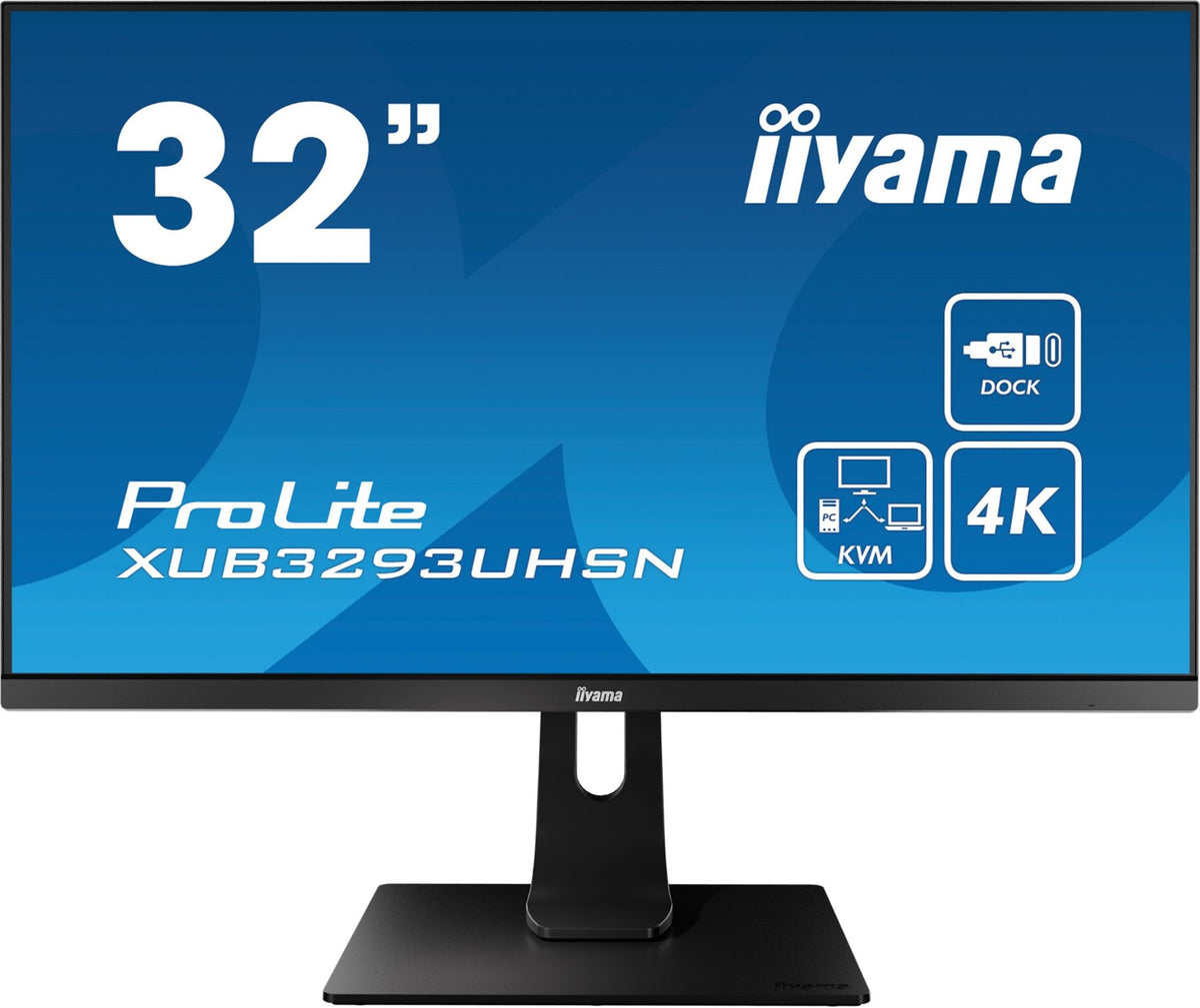 iiyama ProLite XUB3293UHSN-B1 Computer Monitor 80 cm (31.5&quot;) 3840 x 2160 pixels 4K Ultra HD LED Grey