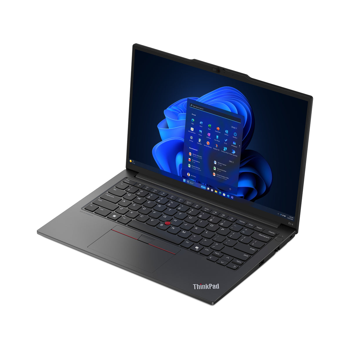 Lenovo ThinkPad E14 Laptop - 35.6 cm (14&quot;) - AMD Ryzen™ 5 7535HS - 16 GB DDR5-SDRAM - 256 GB SSD - Wi-Fi 6E - Windows 11 Pro - Black