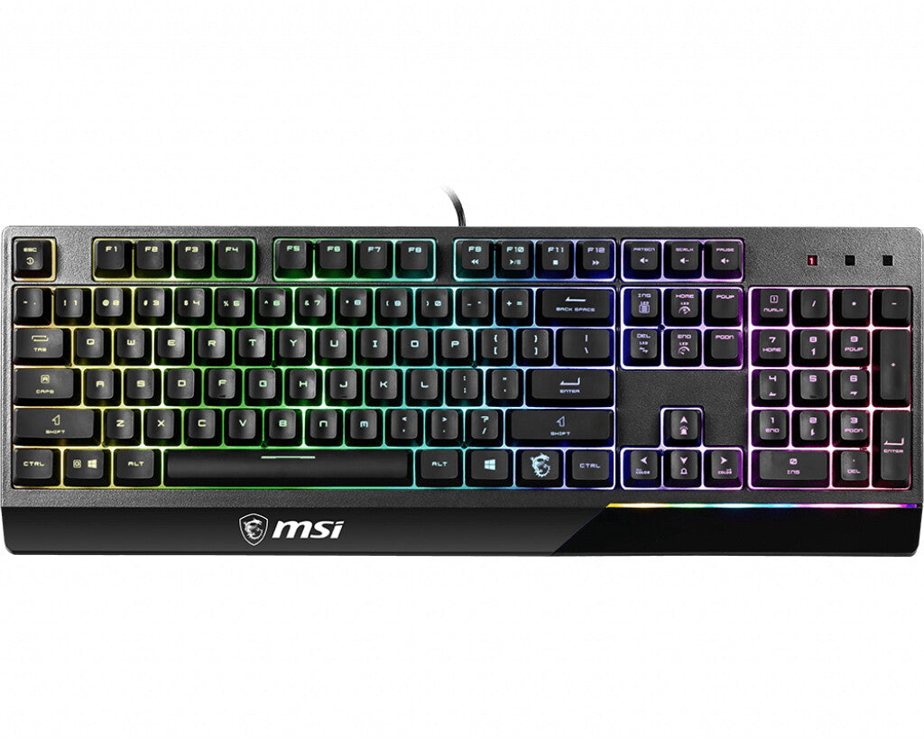 MSI VIGOR GK30 - USB Wired RGB Mechanical Gaming Keyboard in Black (QWERTY UK)