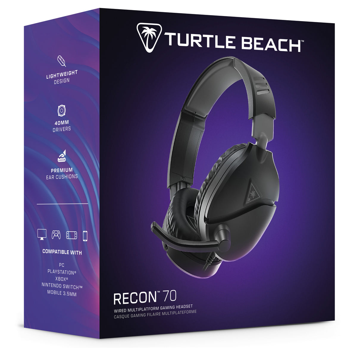 Turtle Beach Recon 70 - Wired Gaming Headset in Black