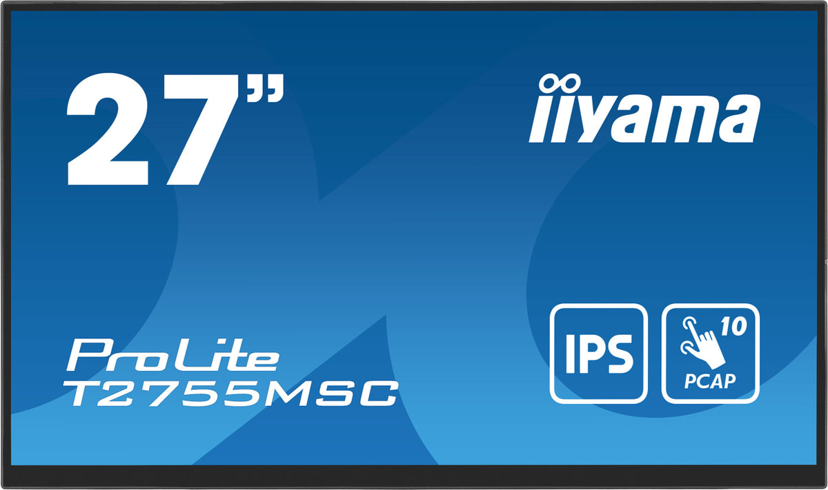 iiyama ProLite T2755MSC-B1 - 68.6 cm (27&quot;) - 1920 x 1080 pixels Full HD LED Touchscreen Tabletop Monitor