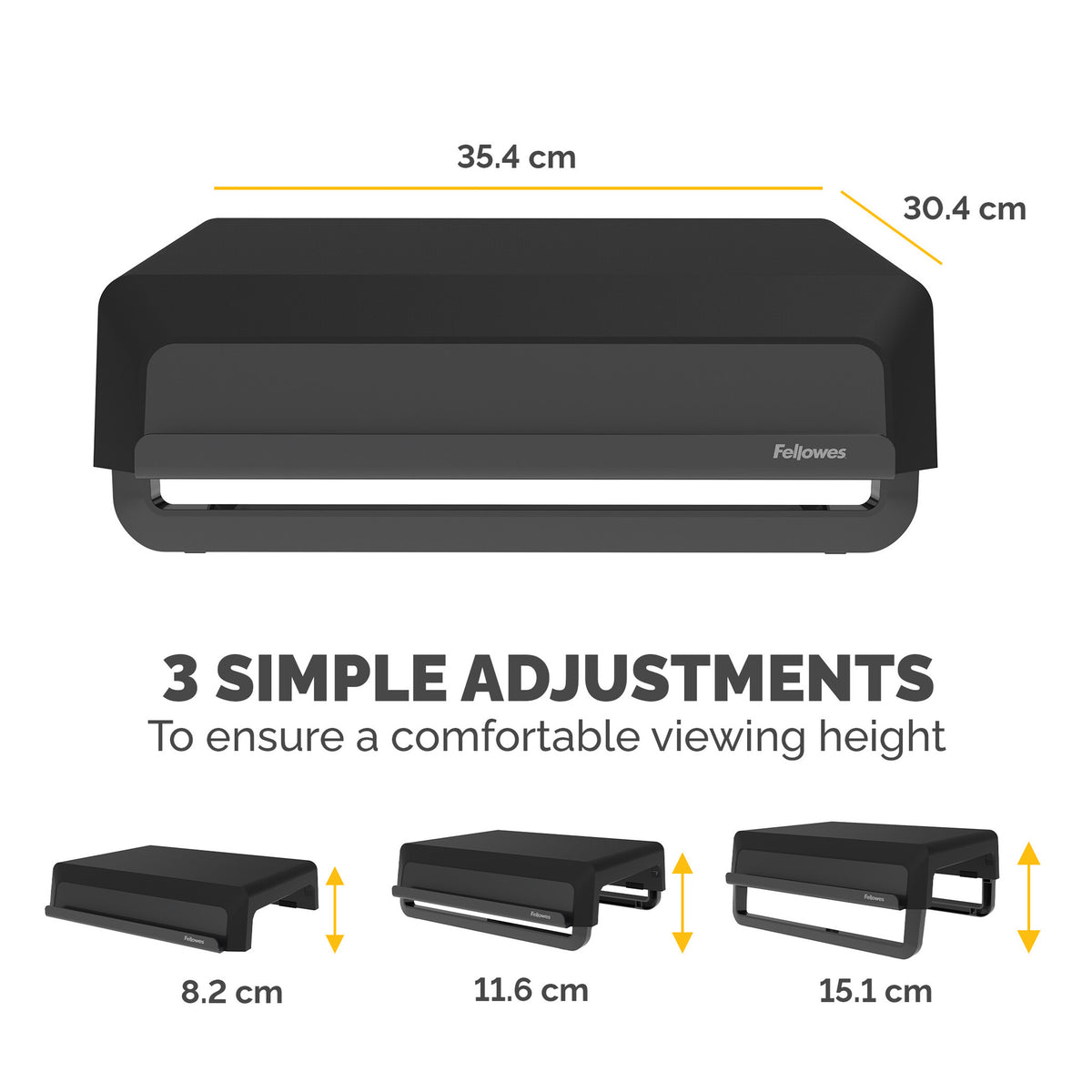 Fellowes Breyta Monitor Riser 100016560 - Desk monitor riser