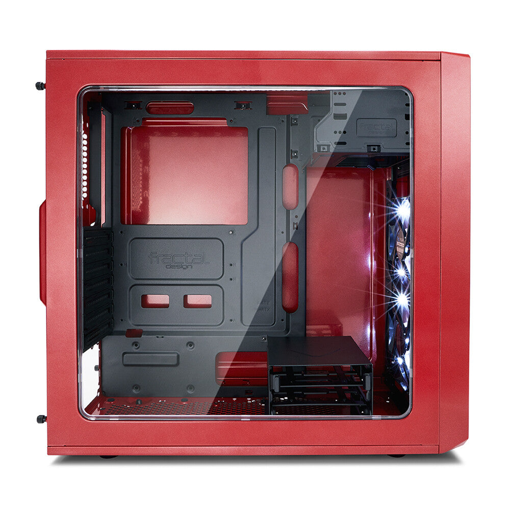 Fractal Design Focus G - ATX Mid Tower Case in Black / Red