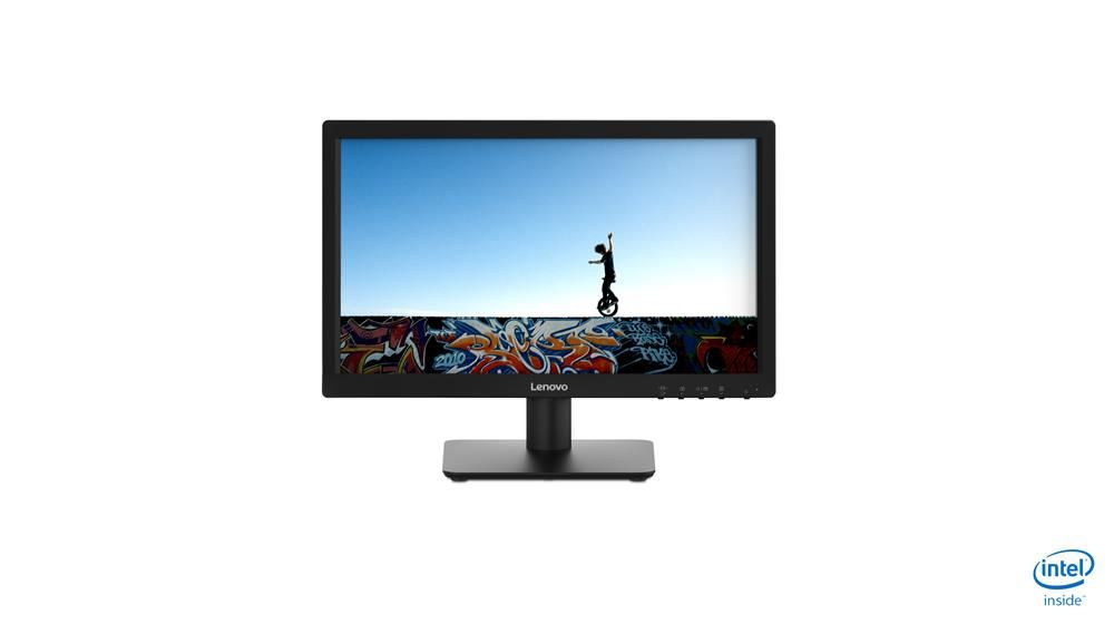 Lenovo D19-10 47 cm (18.5&quot;) 1366 x 768 pixels HD LED Black Monitor