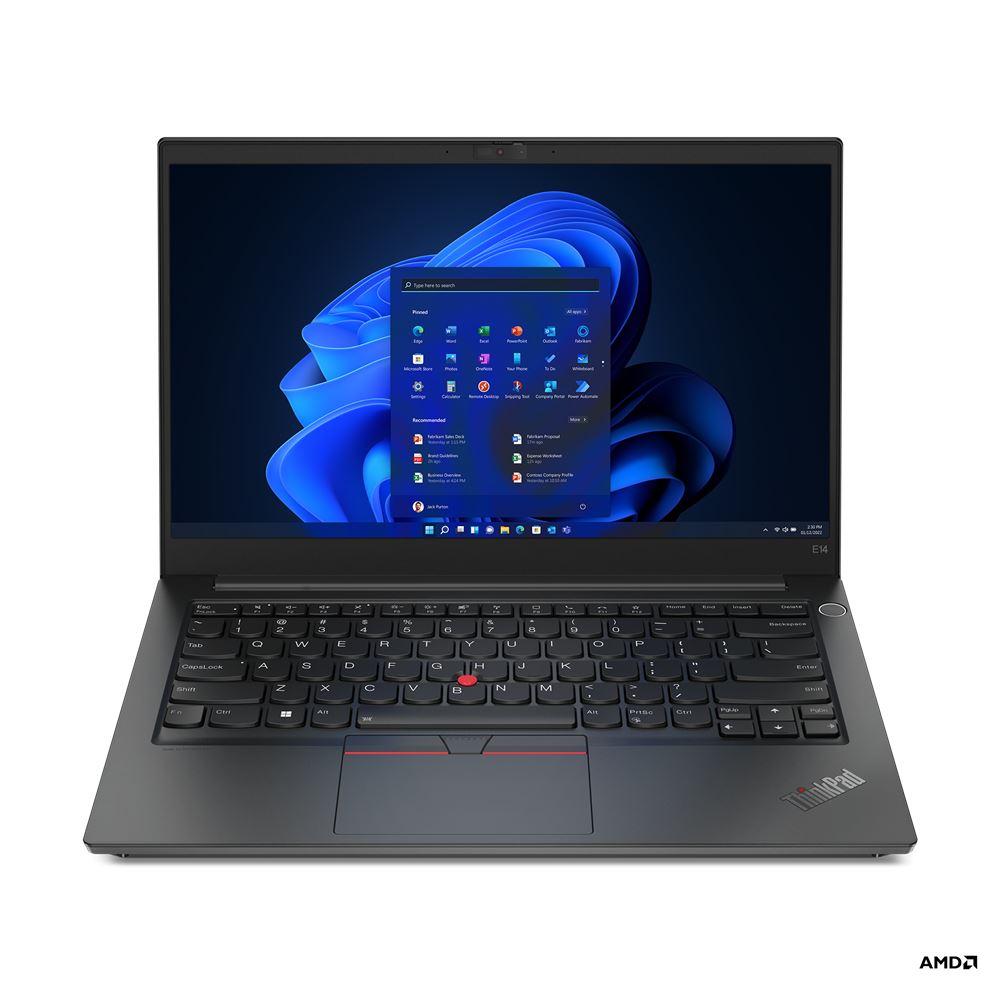 Lenovo ThinkPad E14 Gen 4 (AMD) 5825U Notebook 35.6 cm (14&quot;) Full HD AMD Ryzen 7 16 GB DDR4-SDRAM 512 GB SSD Wi-Fi 6 (802.11ax) Windows 11 P