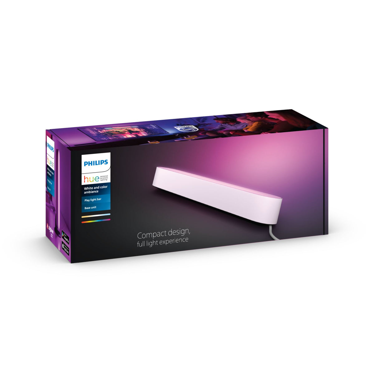 Philips Hue Play light bar in White - White and colour ambience (Pack of 1)