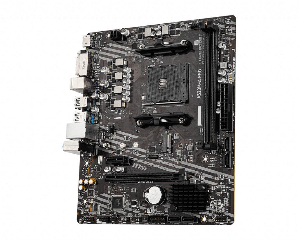 MSI A520M-A PRO micro ATX motherboard - AMD A520 Socket AM4