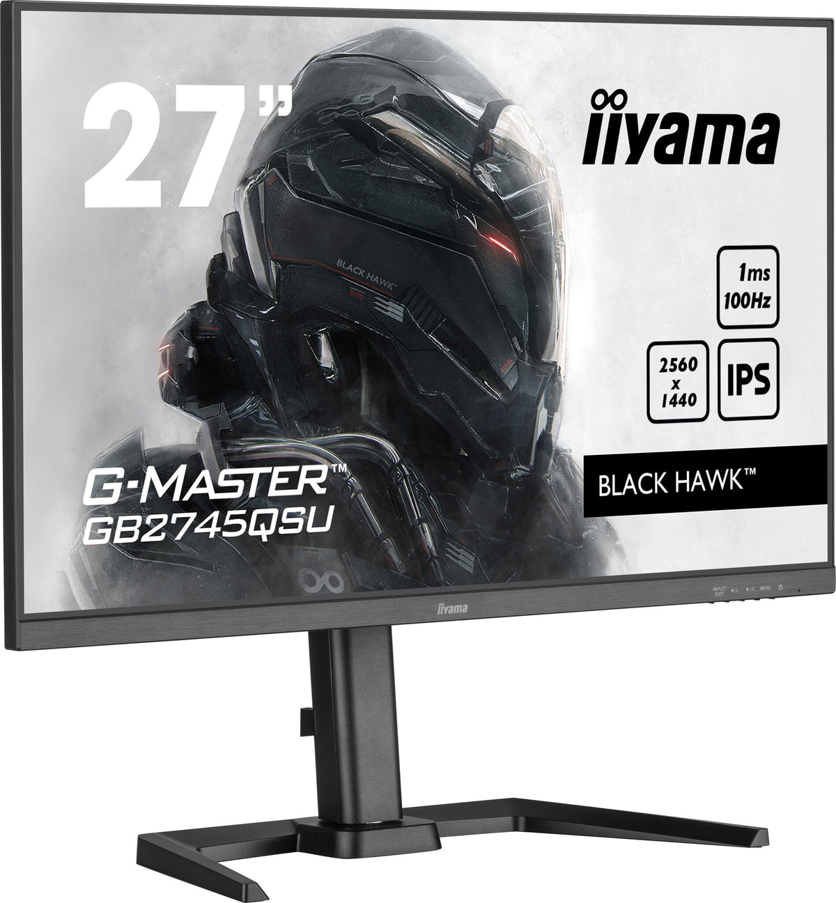 iiyama G-MASTER GB2745QSU-B1 - 68.6 cm (27&quot;) - 2560 x 1440 pixels 2K UHD LED Monitor