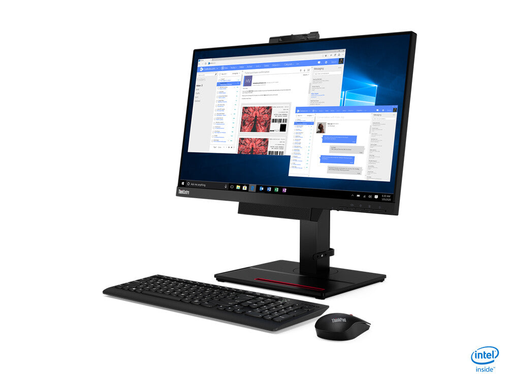 Lenovo ThinkCentre Tiny-In-One LED display 60.5 cm (23.8&quot;) 1920 x 1080 pixels Full HD Black