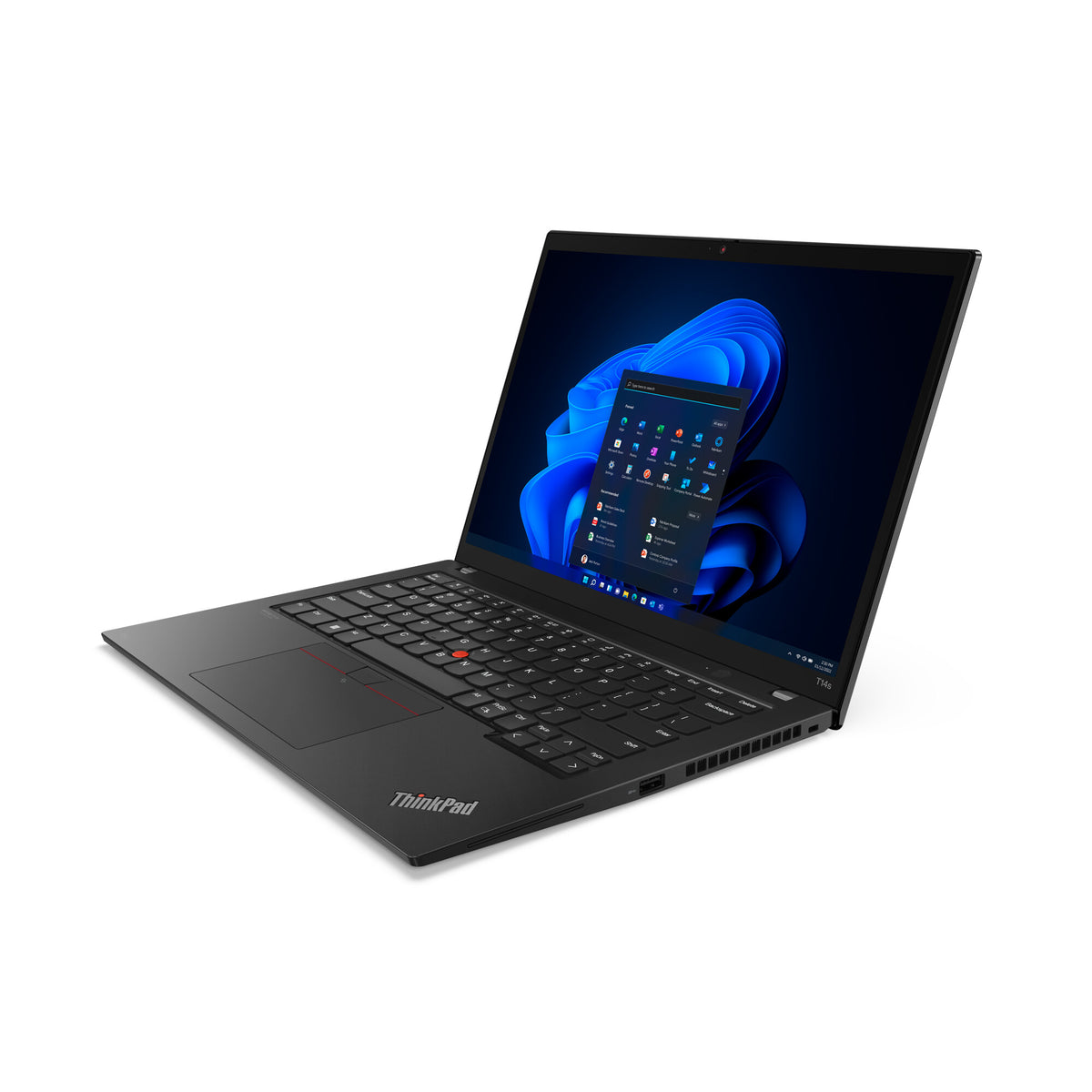 Lenovo ThinkPad T14s Gen 3 Laptop - 35.6 cm (14&quot;) - Intel® Core™ i5-1240P - 16 GB LPDDR5-SDRAM - 256 GB SSD - Wi-Fi 6E - Windows 11 Pro - Black