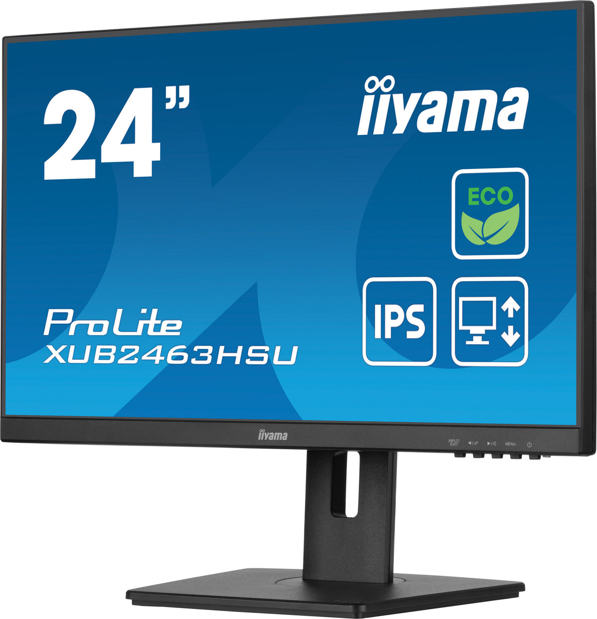 iiyama ProLite XUB2463HSU-B1 - 61 cm (24&quot;) - 1920 x 1080 pixels FHD LED Monitor