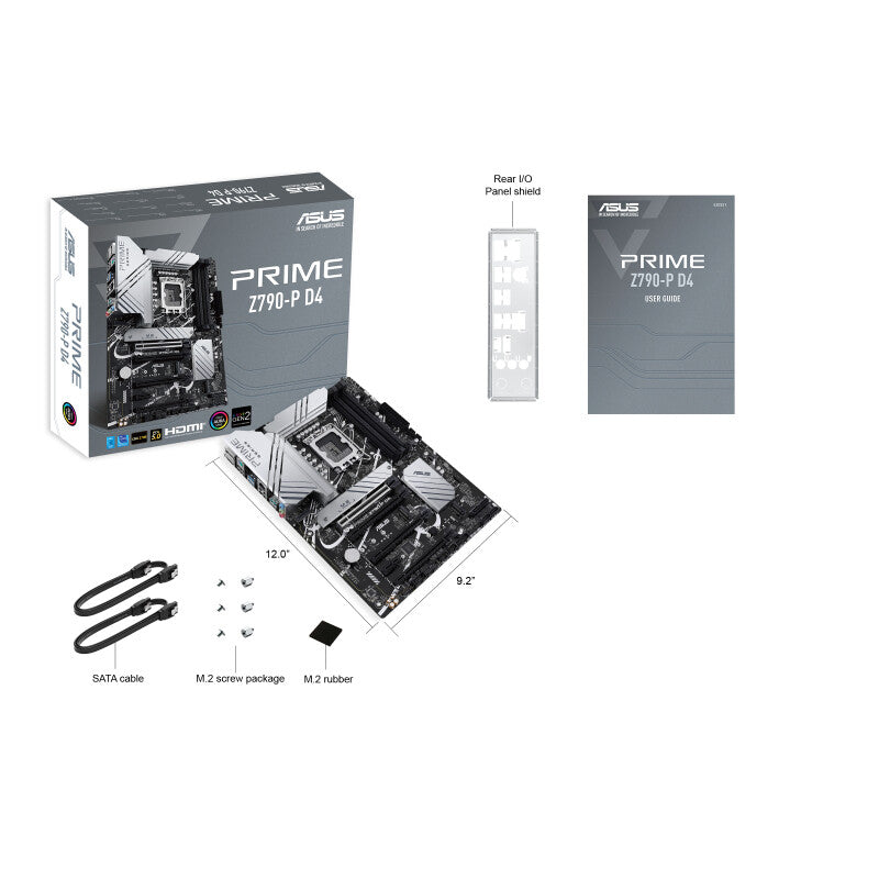 ASUS PRIME Z790-P D4 ATX motherboard - Intel Z790 LGA 1700