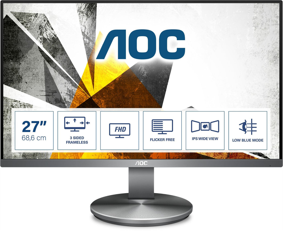 AOC 90 Series I2790VQ/BT Computer Monitor 68.6 cm (27&quot;) 1920 x 1080 pixels Full HD LED Black