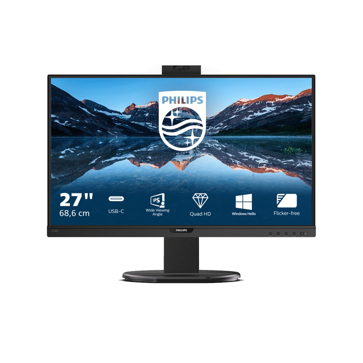 Philips B Line 276B9H/00 LED display 68.6 cm (27&quot;) 2560 x 1440 pixels Quad HD Black Monitor