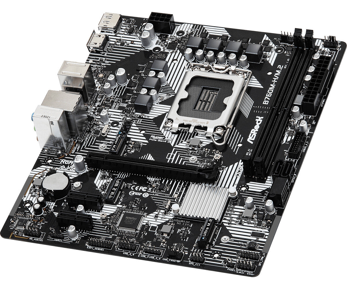 Asrock B760M-H/M.2 micro ATX motherboard - Intel B760 LGA 1700