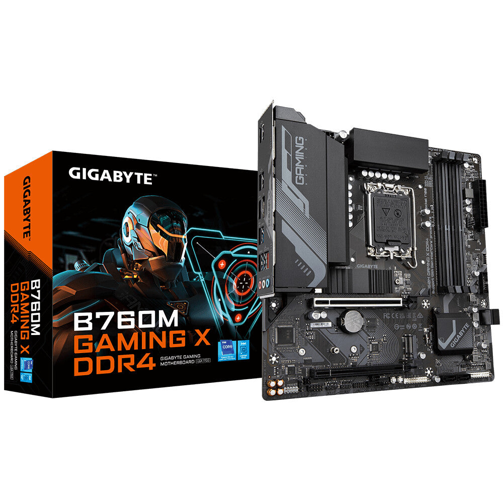 Gigabyte B760M GAMING X DDR4 micro ATX motherboard - Intel B760 LGA 1700