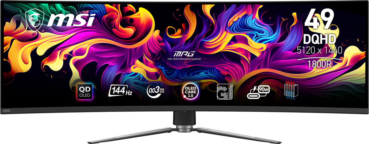 MSI MPG 491CQP - 124.5 cm (49&quot;) - 5120 x 1440 pixels DQHD QD-OLED Monitor