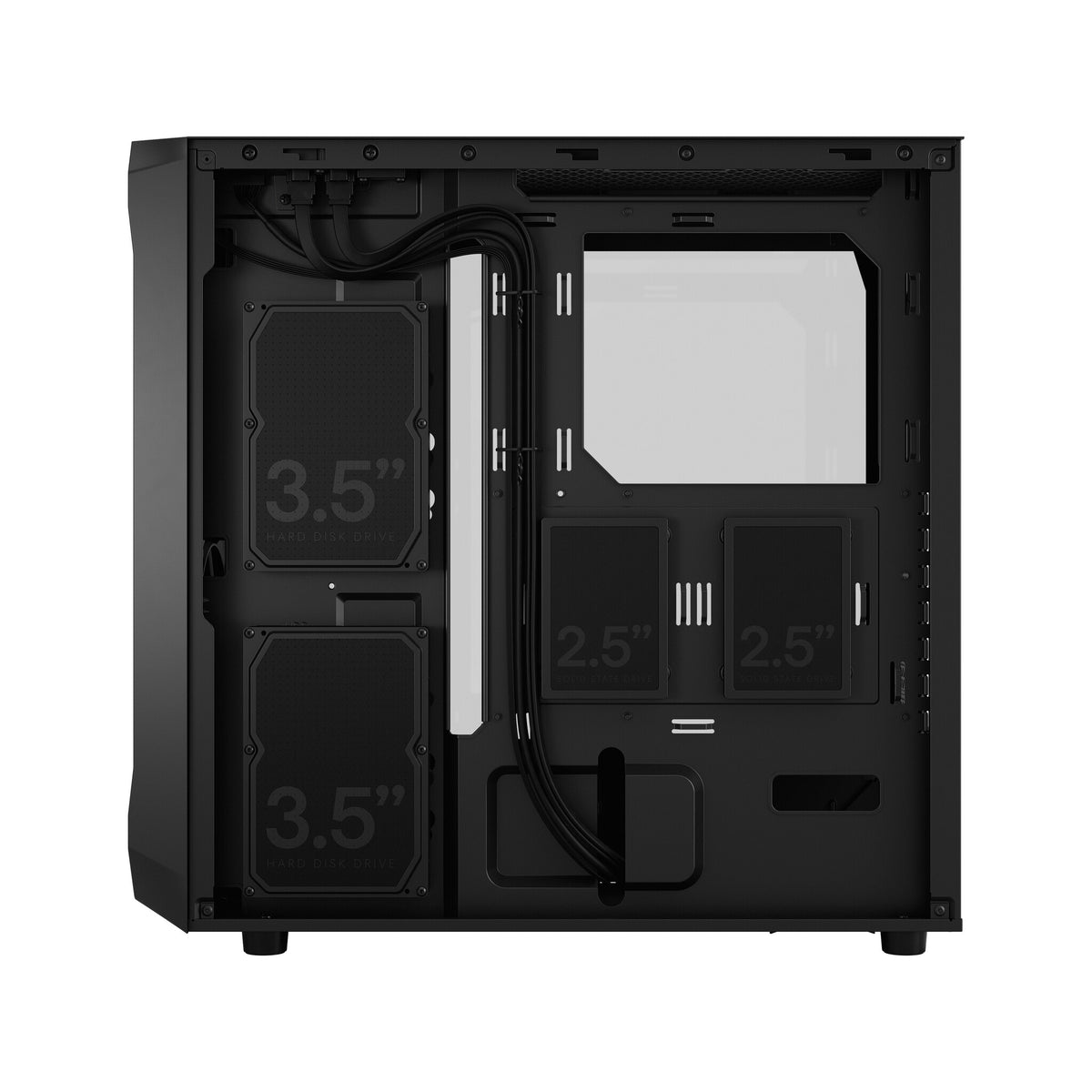 Fractal Design Focus 2 -  ATX Mid Tower Case in Black / Clear