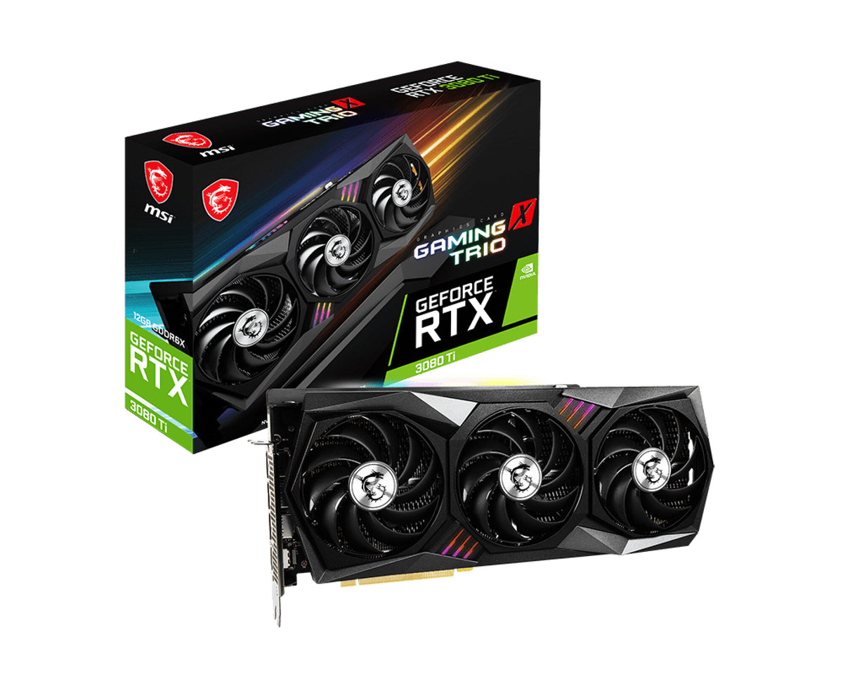 MSI GAMING X TRIO - NVIDIA 12 GB GDDR6X GeForce RTX 3080 Ti graphics card