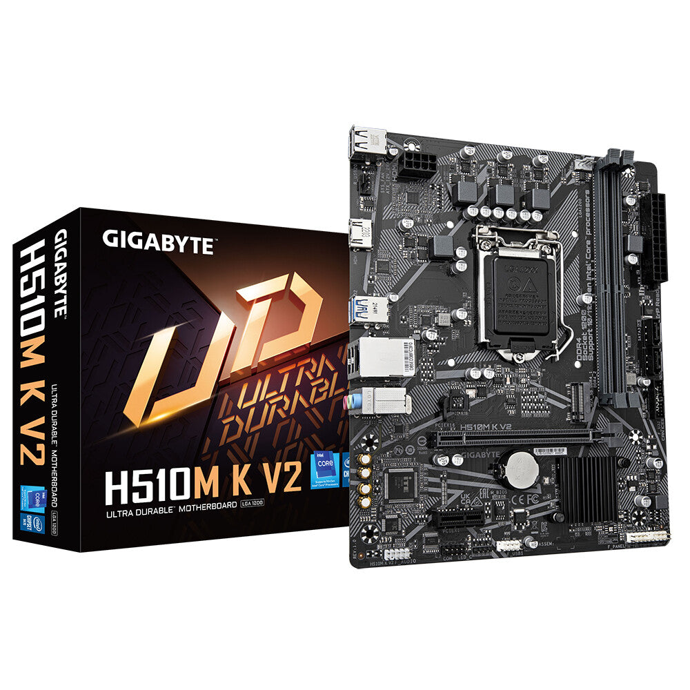 Gigabyte H510M K V2 (rev. 1.0) micro ATX motherboard - Intel H470 Express LGA 1200