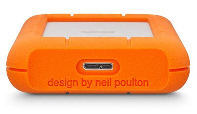 LaCie Rugged Mini - Micro-USB B External hard drive in Orange - 4 TB