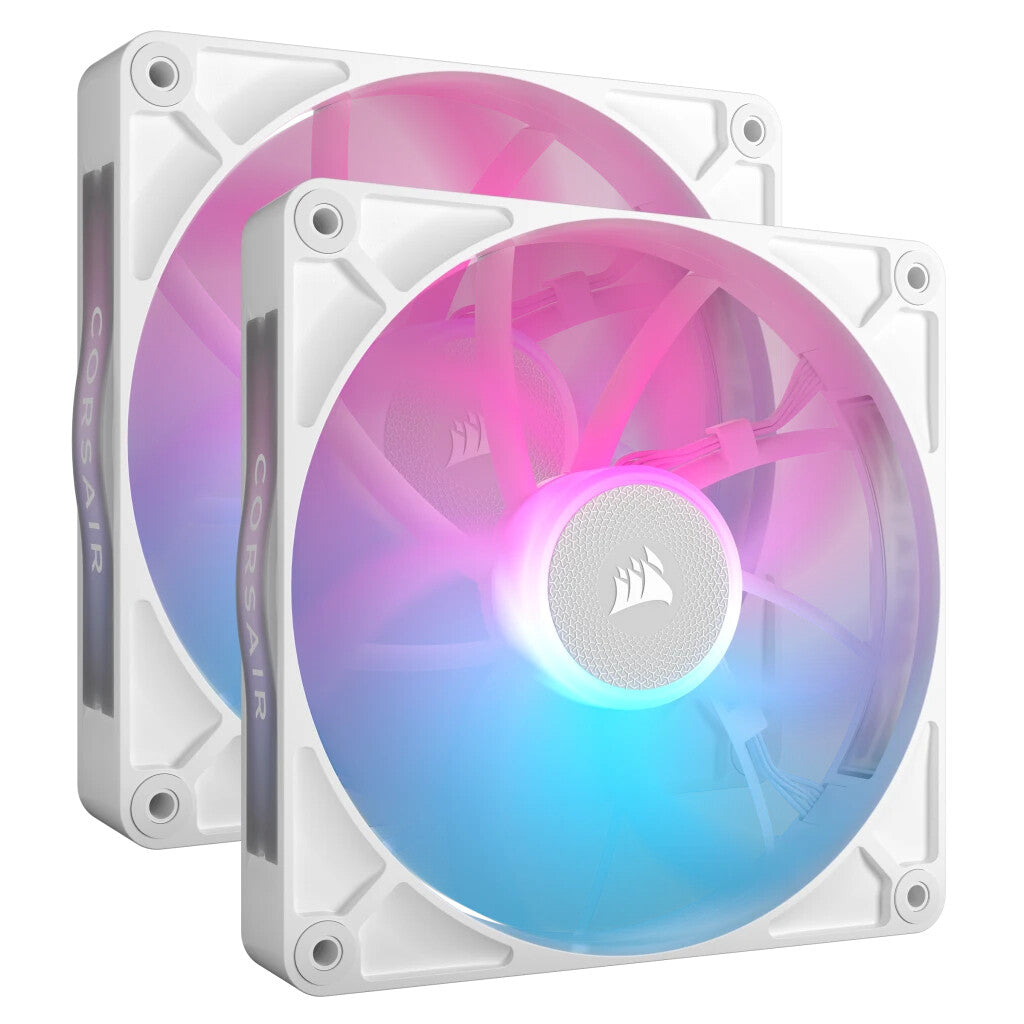 Corsair iCUE LINK RX140 RGB - Computer case Fan in White - 140mm (Pack of 2)