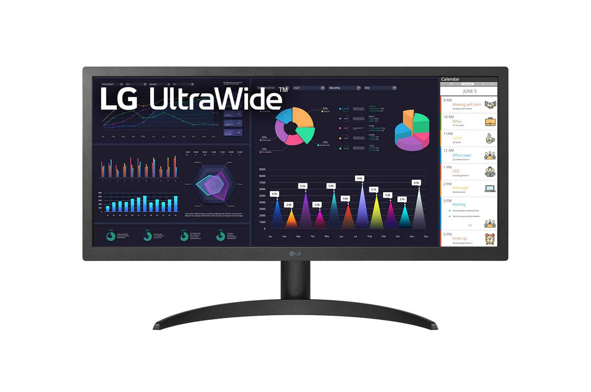 LG 26WQ500-B - 65.3 cm (25.7&quot;) - 2560 x 1080 pixels UltraWide FHD LED Monitor