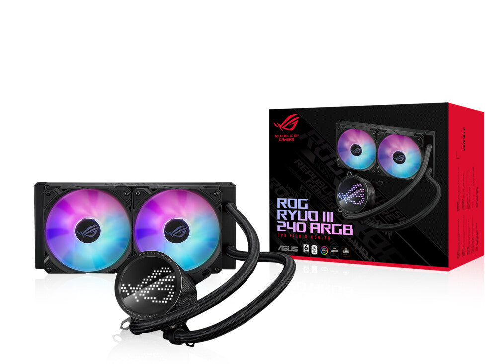 ASUS ROG Ryuo III 240 ARGB - Processor Liquid Cooling Kit in Black - 120mm