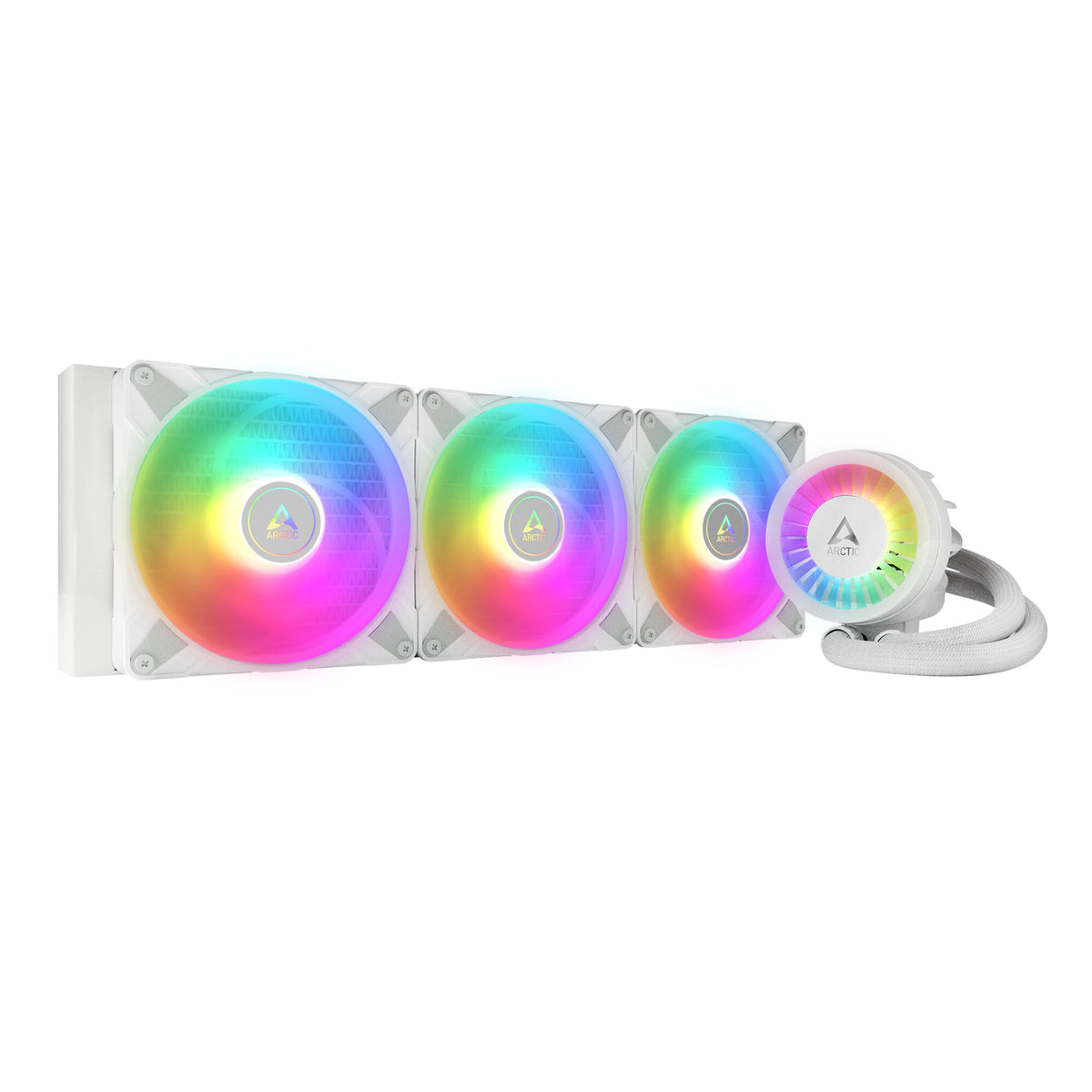 ARCTIC Liquid Freezer III 420 A-RGB - All-in-one Liquid CPU Cooler in White - 420mm