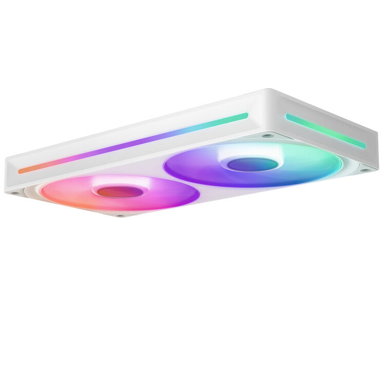 NZXT F240 RGB Core - Computer Case Fan in White - 240mm