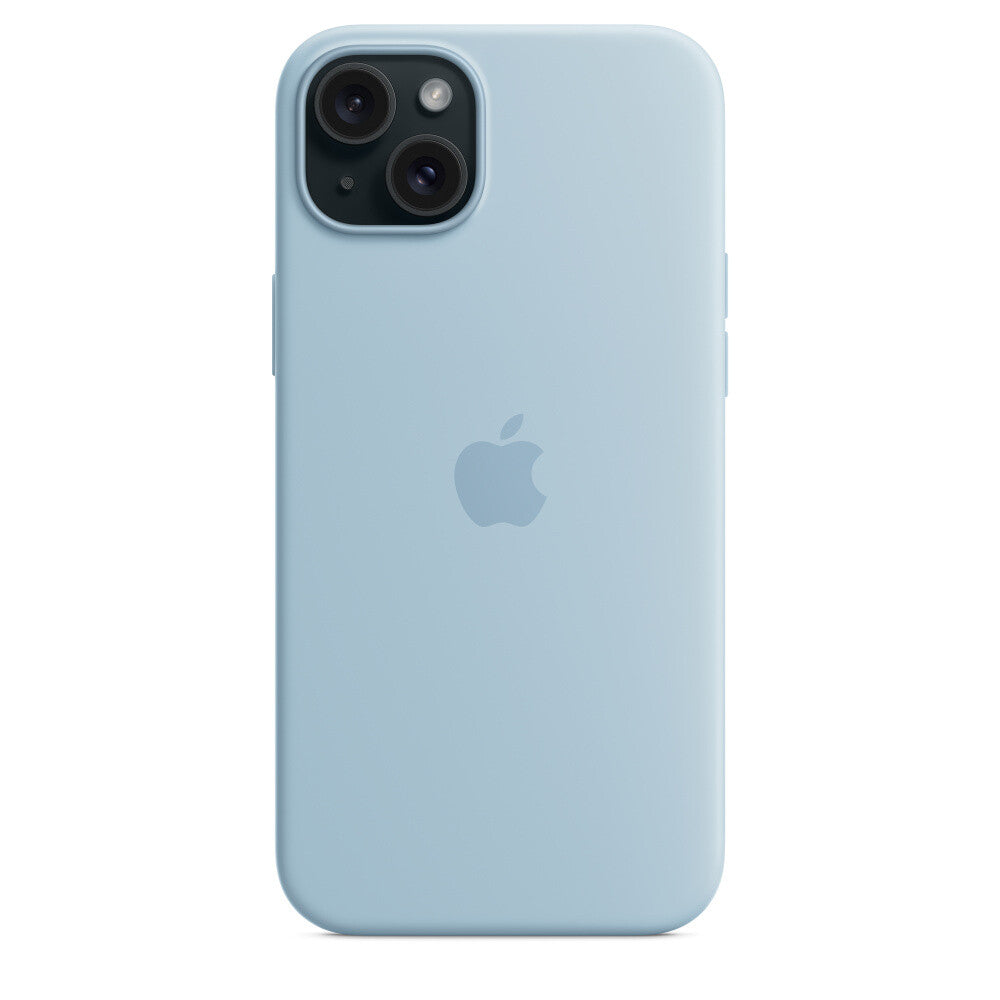 Apple MWNH3ZM/A - Silicone Case with MagSafe for iPhone 15 Plus in Light Blue