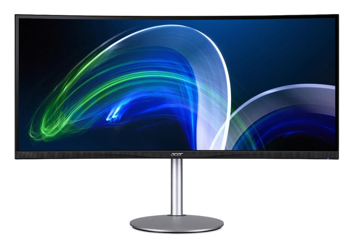 Acer CB342CUR computer monitor 86.4 cm (34&quot;) 3440 x 1440 pixels UltraWide Quad HD LED Black, Silver