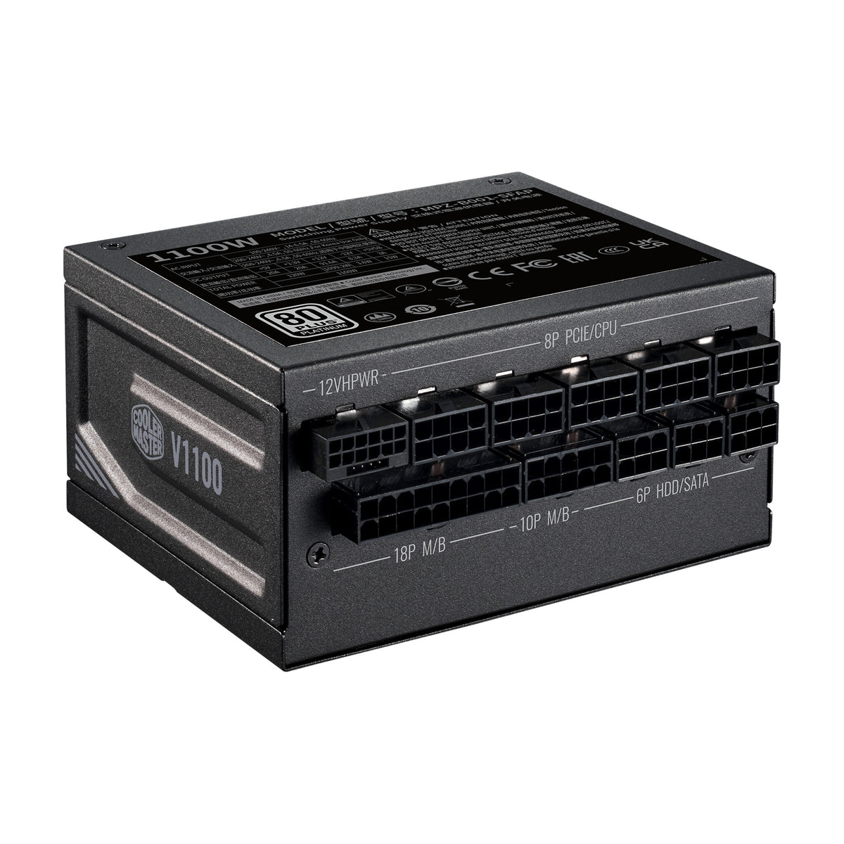 Cooler Master V SFX - 1100W 80+ Platinum Fully Modular Power Supply Unit in Black