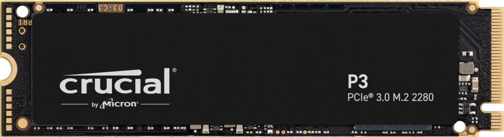 Crucial P3 - PCI Express 3.0 3D NAND NVMe M.2 SSD - 500 GB